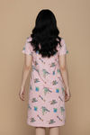 Zivame Toy Story Knit Poly Knee Length Night Dress - Crystal Rose — thumbnail 3